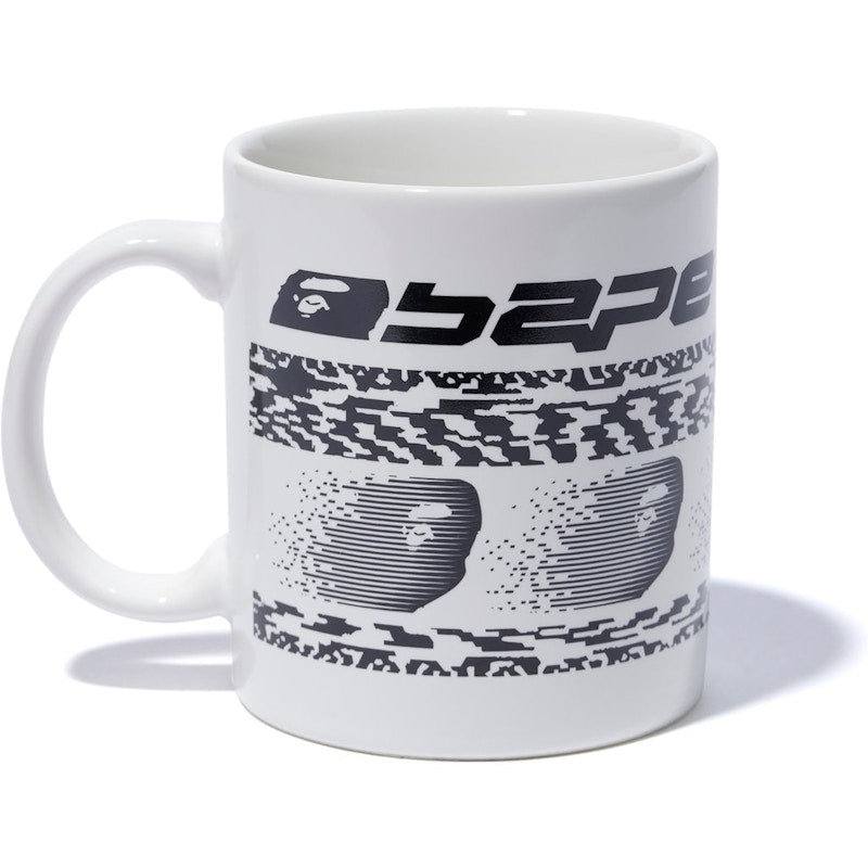 BAPE Glitch Mug White