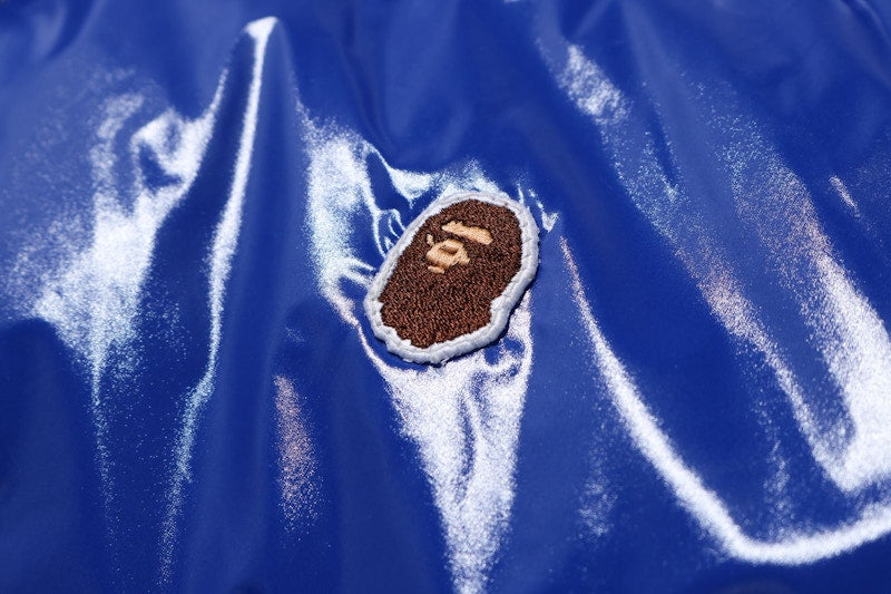 BAPE Glossy Down Jacket Blue
