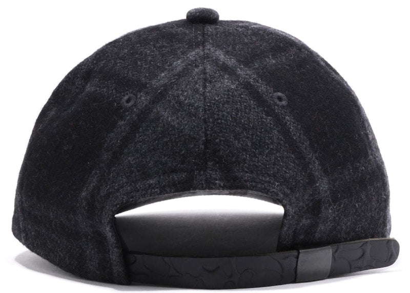 BAPE Golf Mr Bathing Ape Flannel Check Cap Black