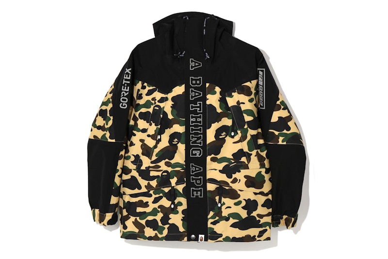 BAPE Gore-Tex 1st Camo Snowboard Jacket (FW19) Yellow
