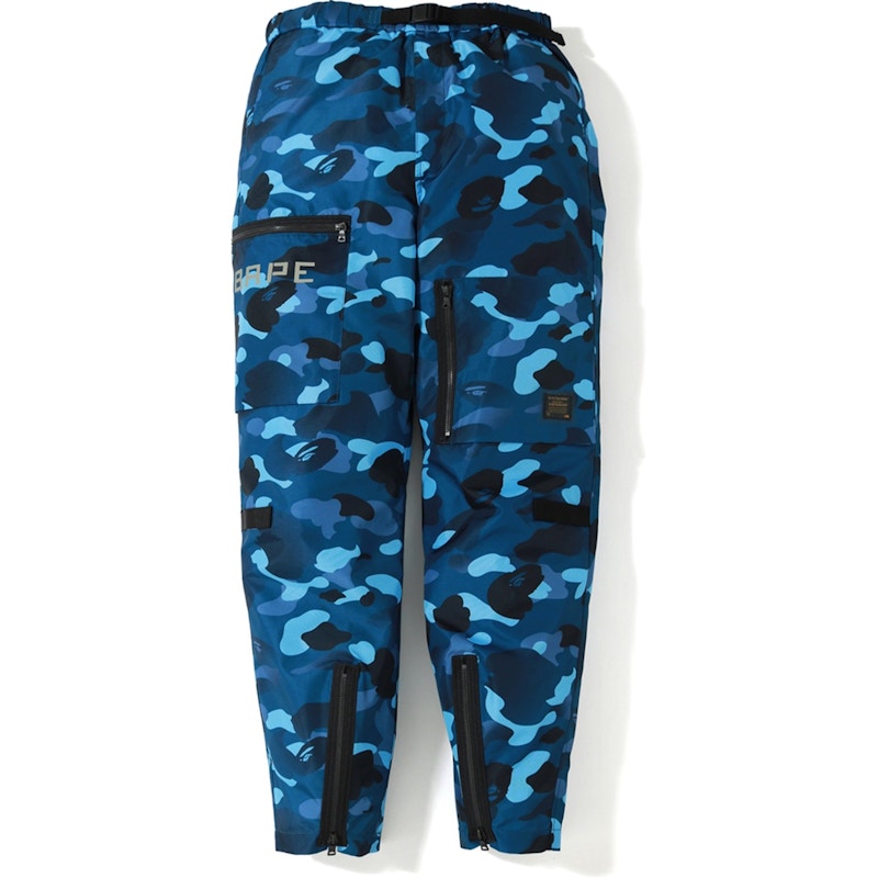 BAPE Gradation Camo Flight Pants Blue