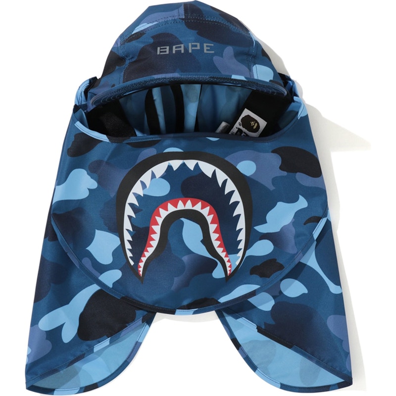 BAPE Gradation Camo Mask Cap Blue