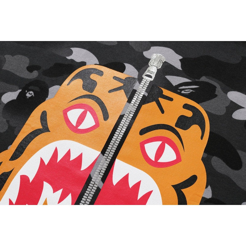 BAPE Gradation Camo Tiger Tee Black