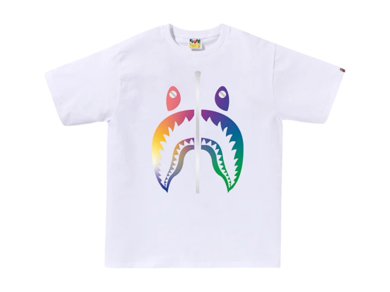 BAPE Gradation Shark BAPEC Tee (JP Online Exclusive) White