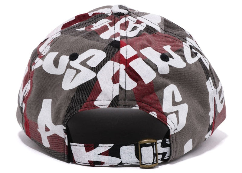 BAPE Graffiti Check Panel Cap Black