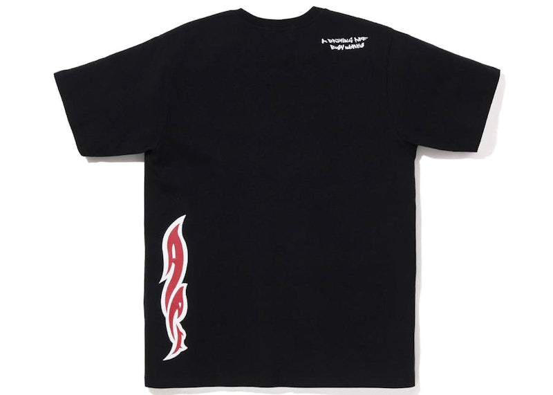 BAPE Graffiti Tee Black Red
