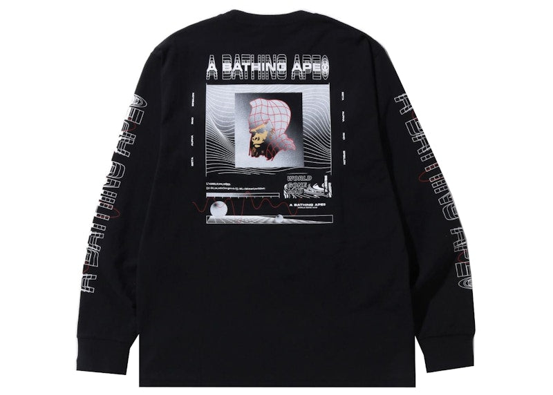 BAPE Graphic #2 L/S Tee Black