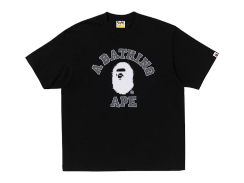 BAPE Hand Drawn College Relaxed Fit Tee Black