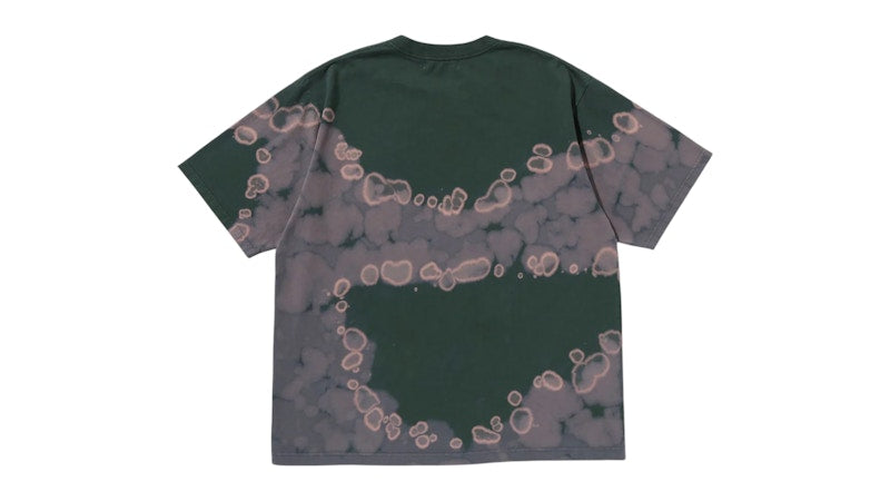 BAPE Hand Dye College Relaxed Fit Tee Tee Green