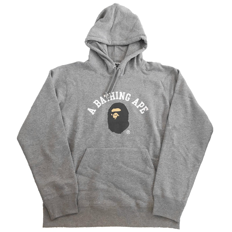 BAPE Happy New Year Pullover Hoodie (SS20) Grey