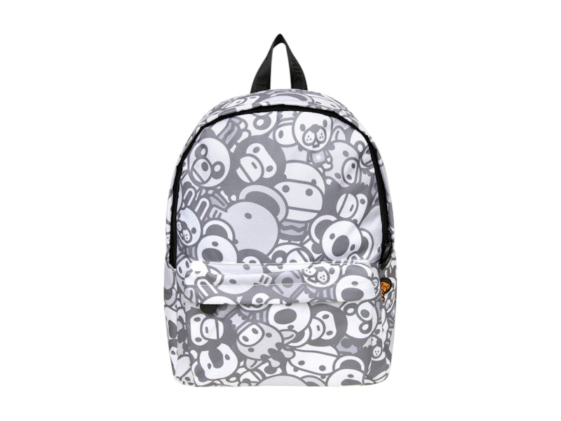 BAPE Hard Medium Backpack White