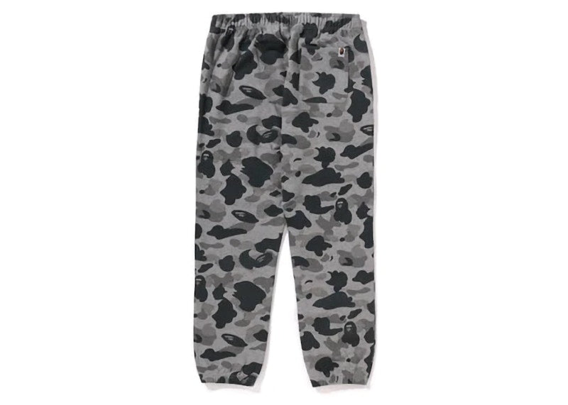 BAPE Heather Gray Camo Sweatpants Gray