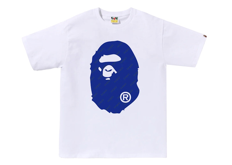 BAPE Hexagram Big Ape Head Tee White