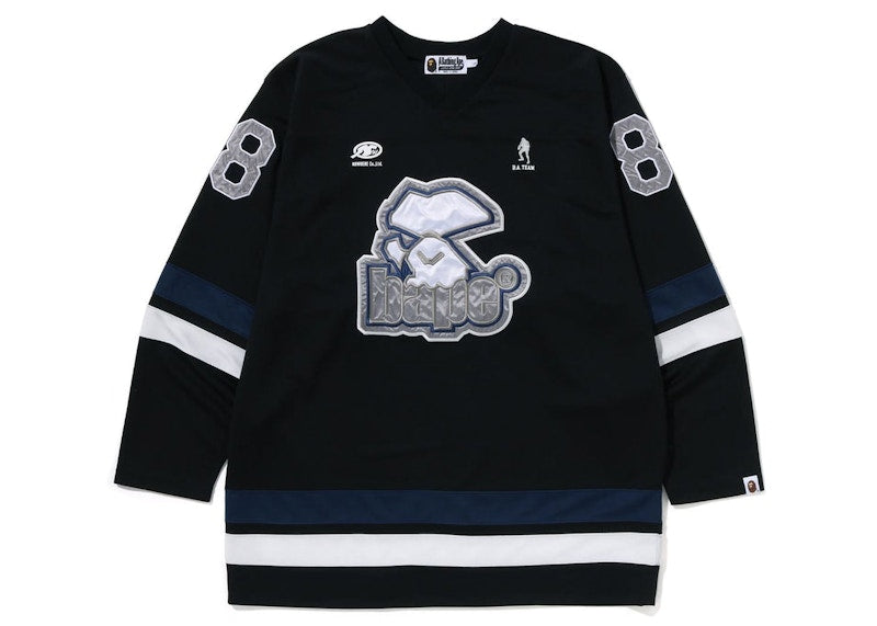 BAPE Hockey Crewneck Black