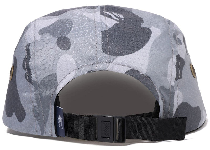 BAPE Honeycomb Camo Jet Cap Grey