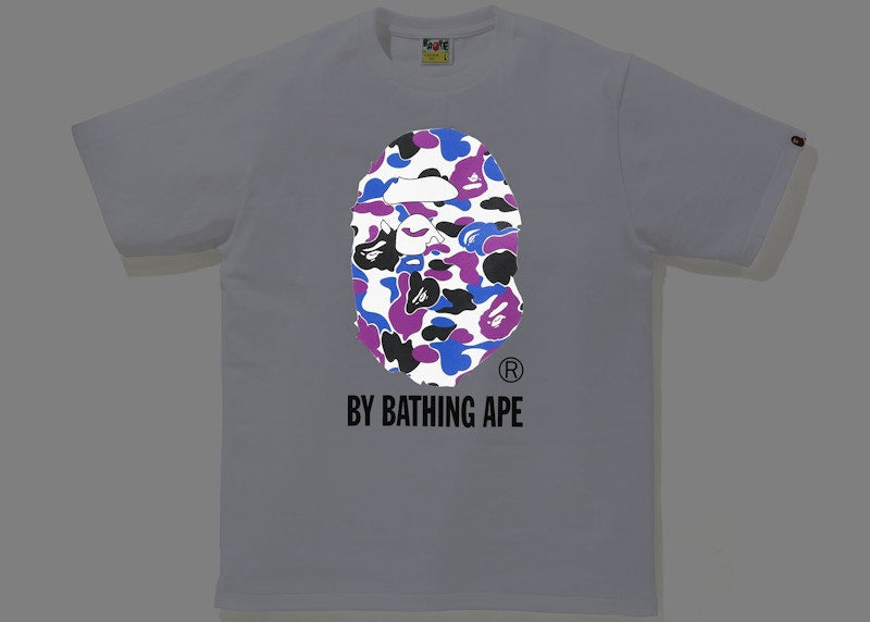 BAPE Hong Kong 15th Anniversary Reflector Tee White