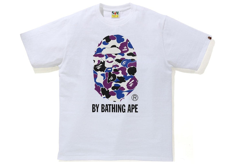 BAPE Hong Kong 15th Anniversary Reflector Tee White