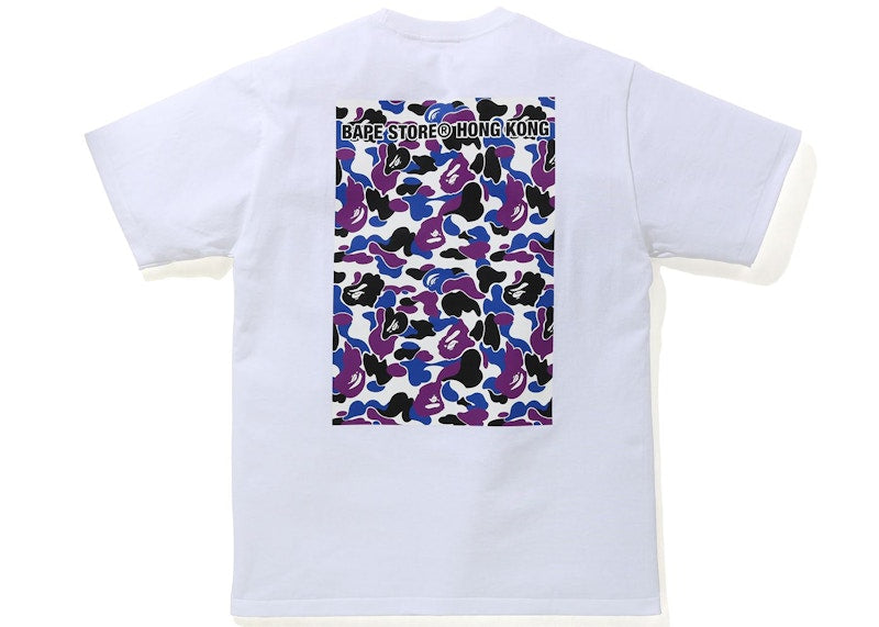 BAPE Hong Kong 15th Anniversary Tee White