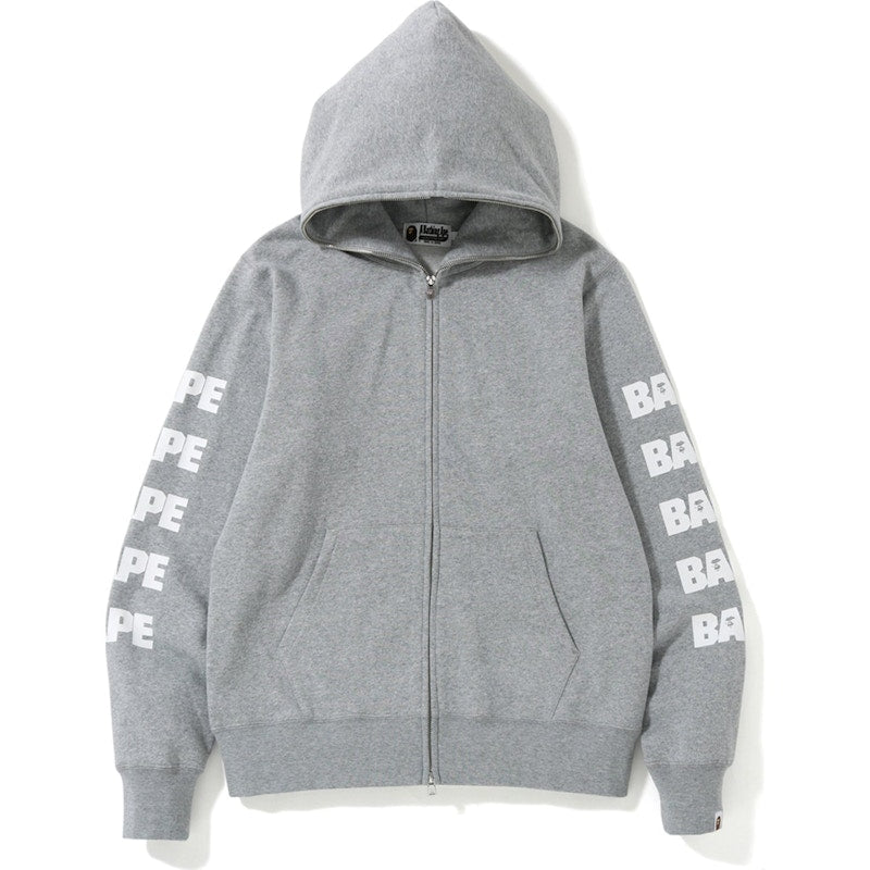 BAPE Hunting Full Zip Hoodie Grey