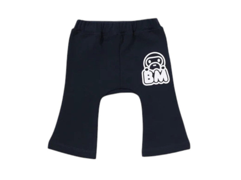 BAPE Infant Baby Milo Face Pants Navy