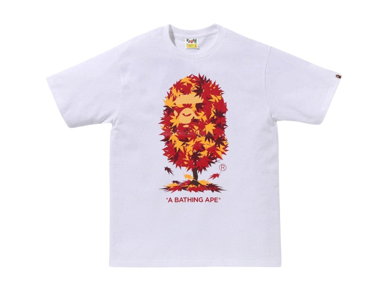 BAPE Japan Autumn Ape Head Tee White