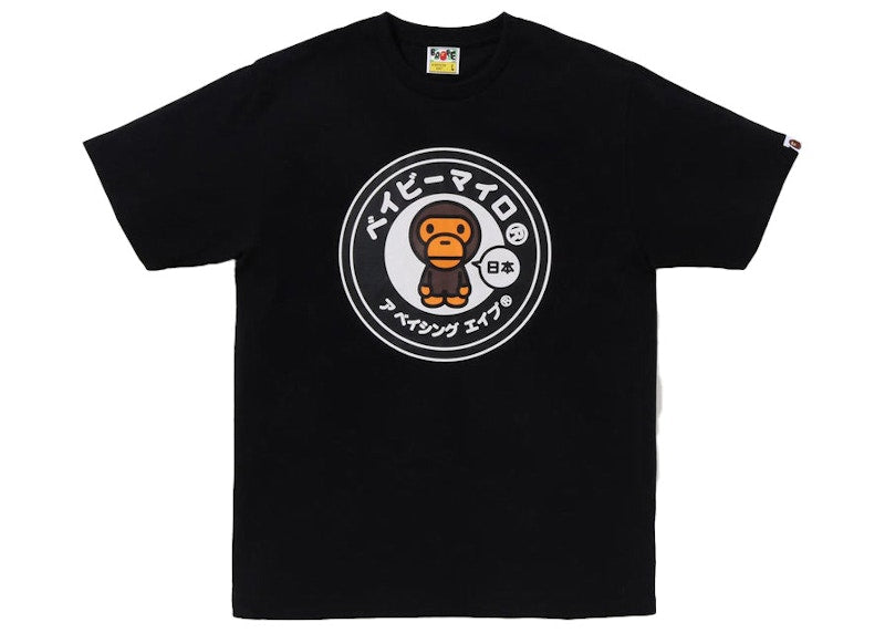 BAPE Japan Baby Milo Tee Black