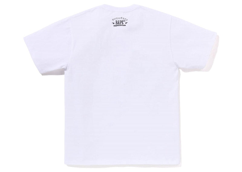 BAPE Japan Big Ape Head City Tee White