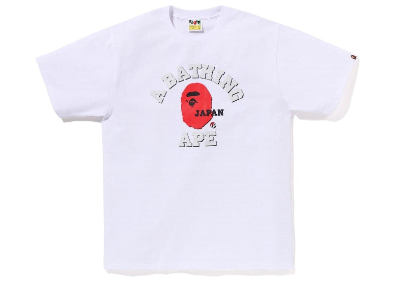 BAPE Japan College Tee White