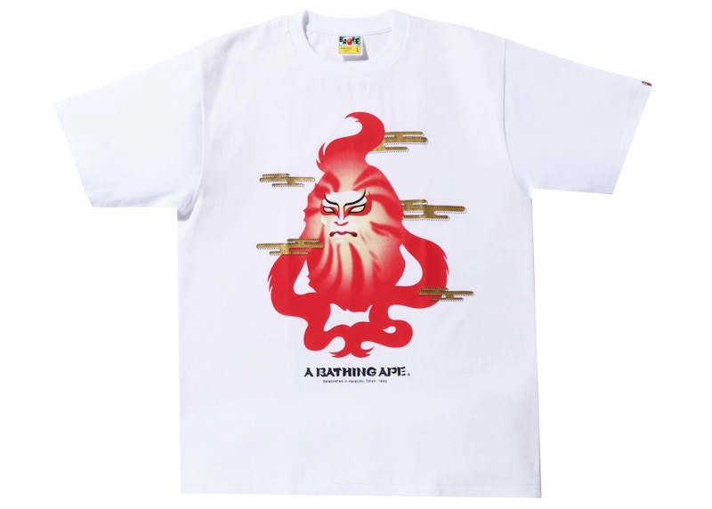 BAPE Japan Culture Kabuki Tee White