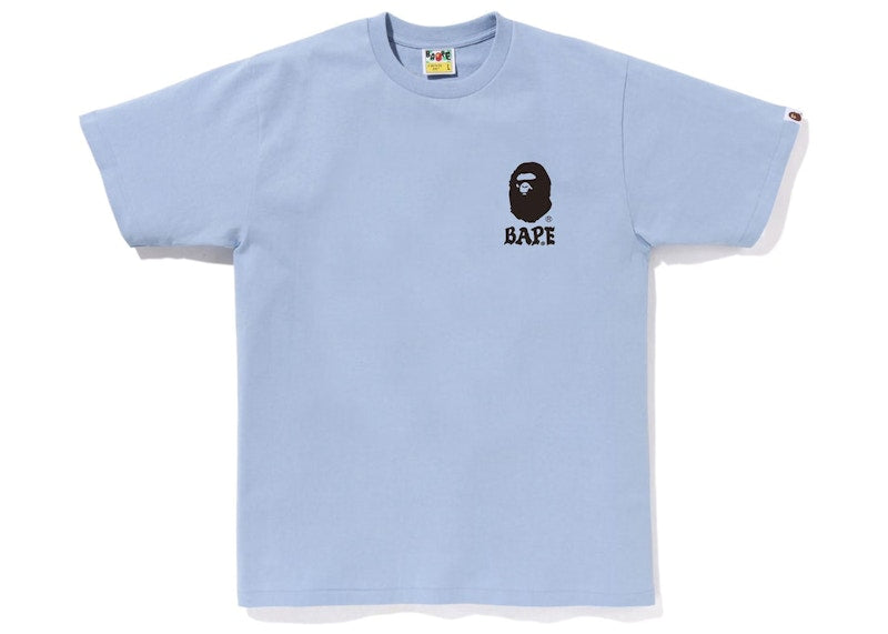 BAPE Japan Culture Lettered Tee Sax