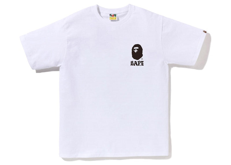 BAPE Japan Culture Lettered Tee White