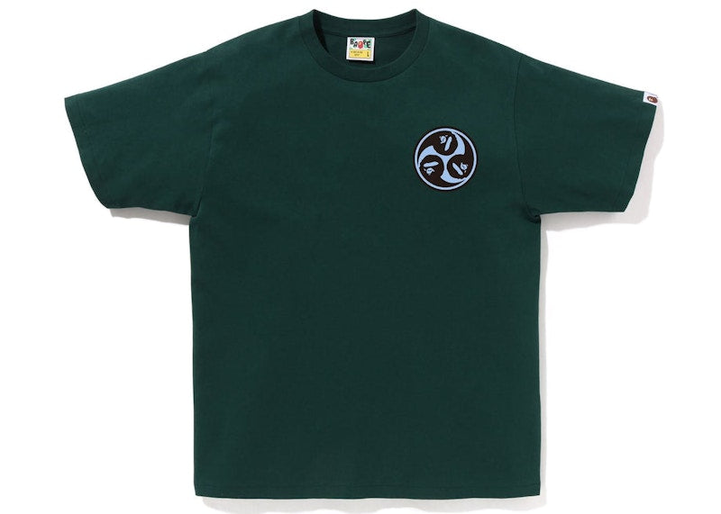 BAPE Japan Culture Mitsudomoe Tee Green