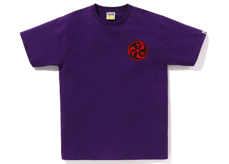 BAPE Japan Culture Mitsudomoe Tee Purple
