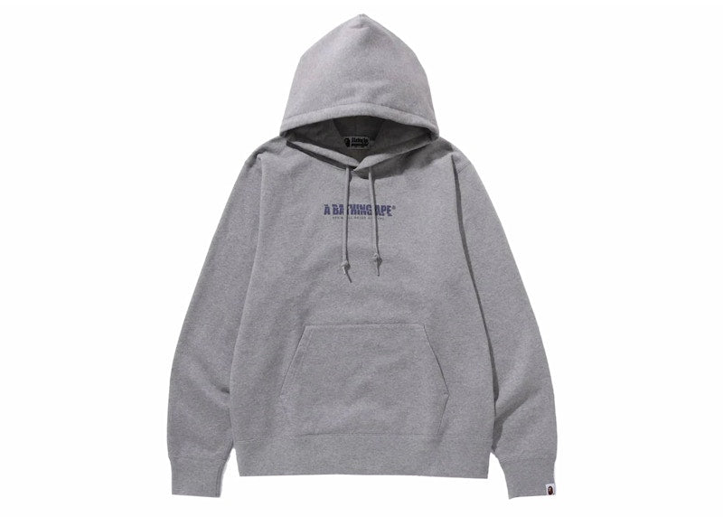 BAPE Japan Culture Souvenir Pullover Hoodie Gray