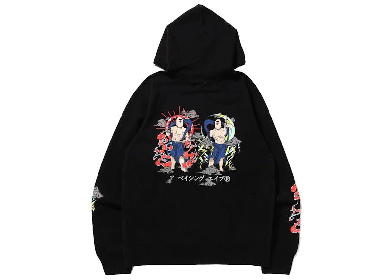 BAPE Japan Guardians Pullover Hoodie Black