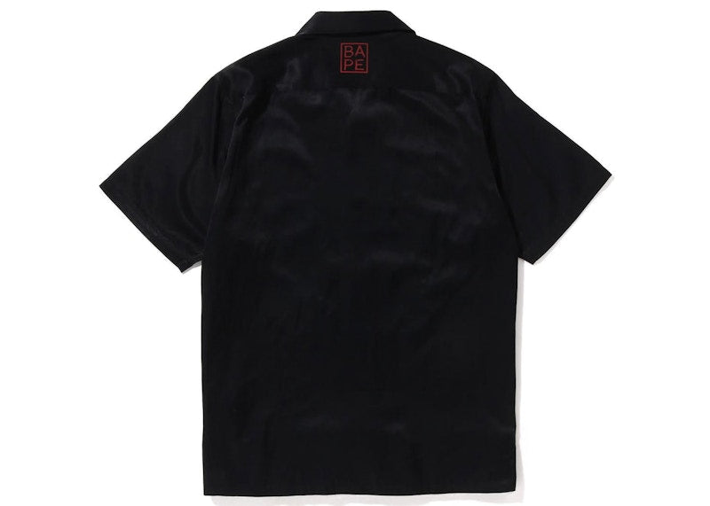 BAPE Japanese Motif Relaxed Fit S/S Shirt Black