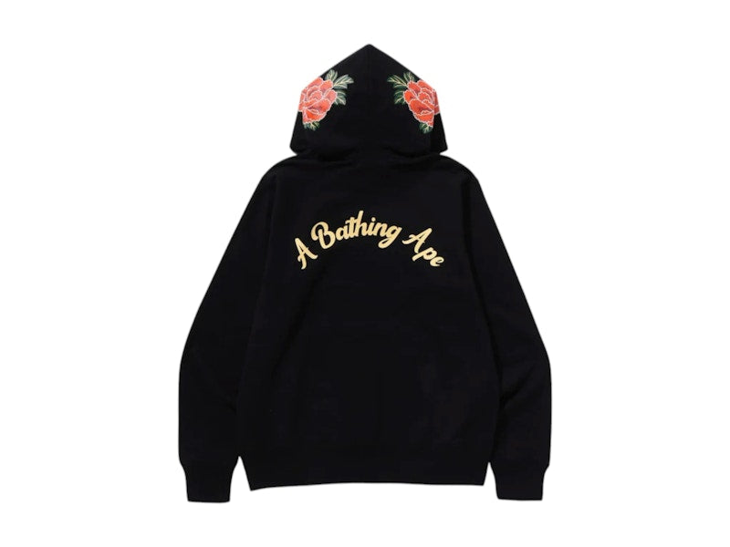 BAPE Japanese Peony Pullover Hoodie Black