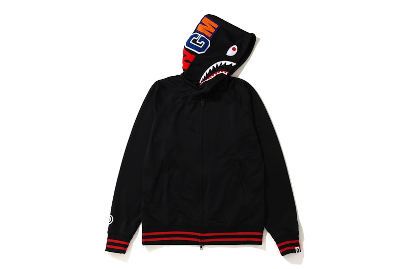 BAPE Jersey Full Zip Hoodie (SS20) Black