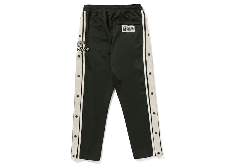 BAPE Jersey Track Pants Green