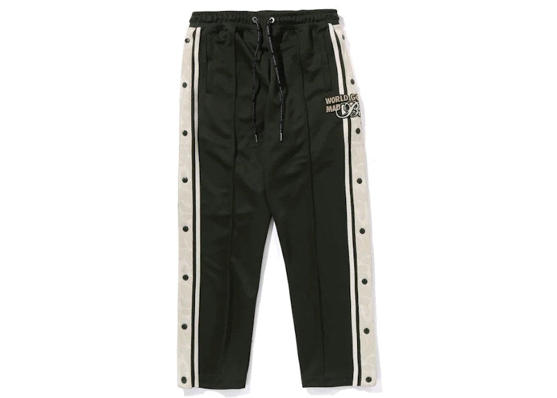 BAPE Jersey Track Pants Green