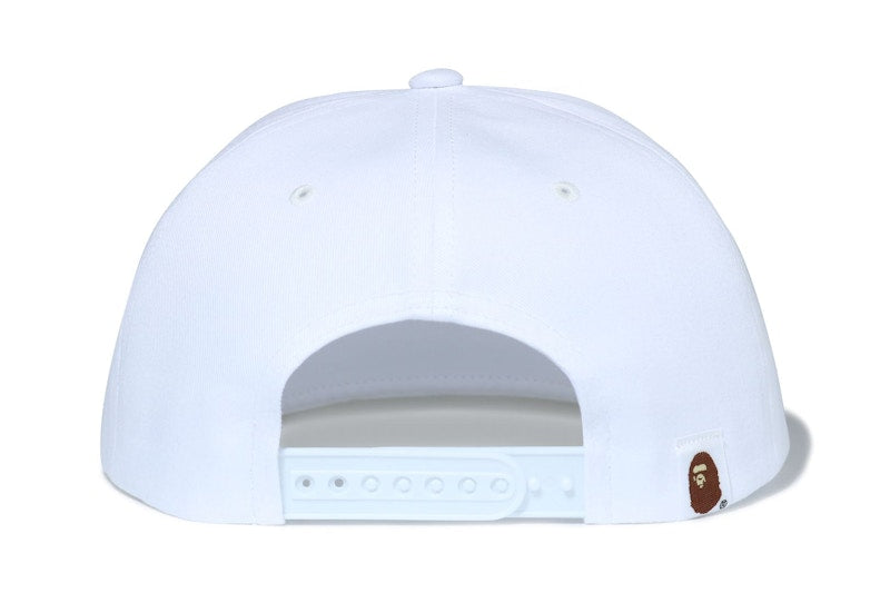 BAPE Jewelry Snap Back Cap White