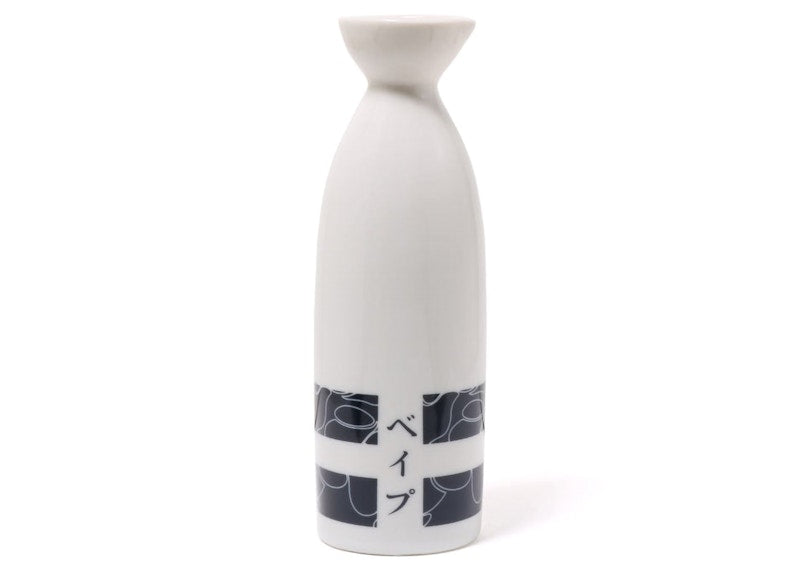 BAPE Kamon Sake Cup Set White Navy