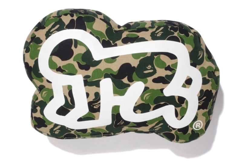 BAPE Keith Haring Cushion Green