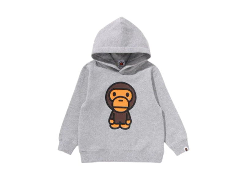 BAPE Kids Baby Milo Pullover Hoodie Gray