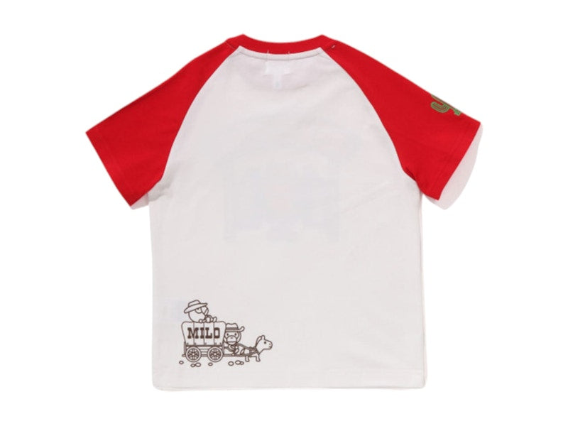 BAPE Kids Baby Milo Western Tee Red