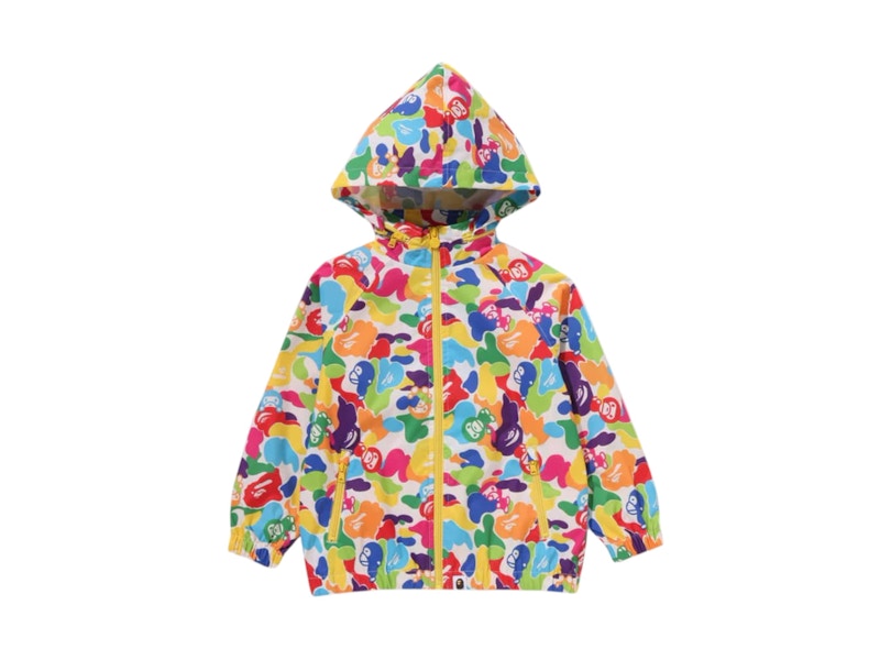 BAPE Kids Milo ABC Multi Light Jacket Multicolor