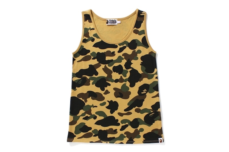BAPE Ladies 1st Camo Tank Top Yellow