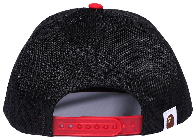 BAPE Lenticular Emblem Mesh Cap Black