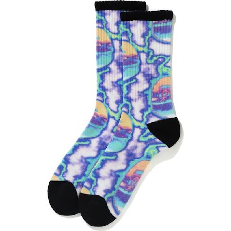 BAPE Lightning Socks Blue