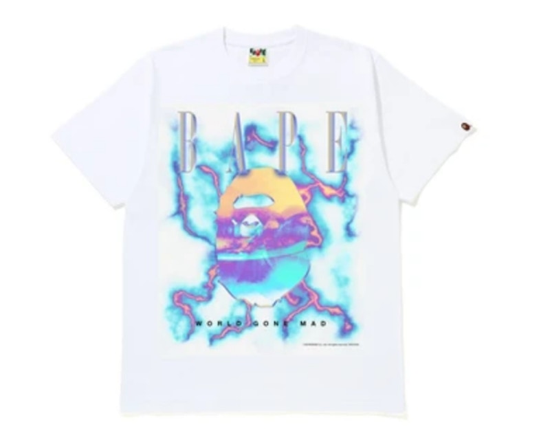 BAPE Lightning Tee White